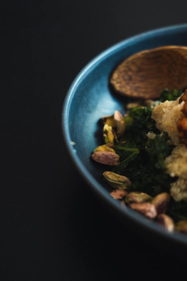 Quinoa, Kale and Pistachio Salad Recipe