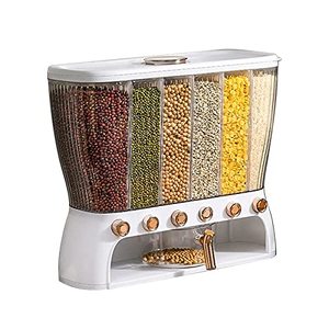 M&R Dry Food Moisture-Proof Dispenser And Containers For Quinoa, Rice And Grains